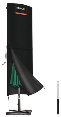 Image de Housse de protection pour parasol, parasol de jardin, dimensions 230x67 cm, tissu Oxford 420D, imperméable, résistant aux UV