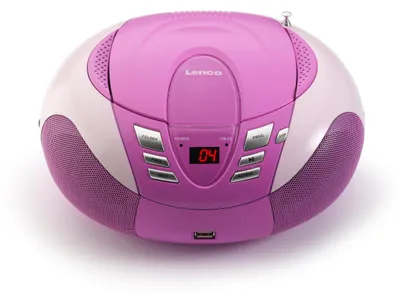 Obrázok produktu pre Lenco SCD 37 Rádiomagnetofón, FM, CD prehrávač, prehrávanie MP3, USB