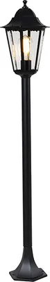 Zdjęcie produktu dla Lampa stojąca zewnętrzna czarna 120 cm IP44 - Havana