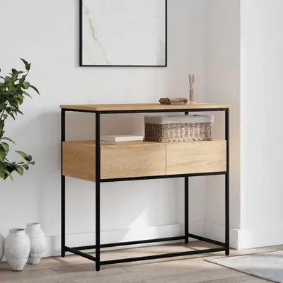 Obrázek produktu pro vidaXL Konzolový stolek Sonoma dub 75 x 40 x 75 cm materiál na bázi dřeva