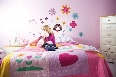 Produktbild von Wandtattoo - Flowerine - Größe 50 x 70 cm