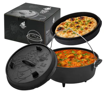 Produktbild von FEUERGOTT Dutch Oven 3,5 l mit Füßen