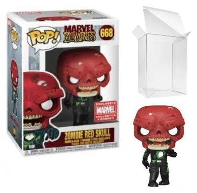 Produktbild von Funko Pop! Marvel: Zombie Red Skull #668 Marvel Collector Corps Exclusive