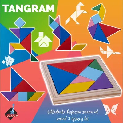 Immagine prodotto di Puzzle di legno - Tangram