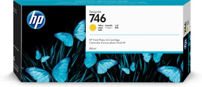 Produktbild von HP 746 - 300 ml - Gelb - original - DesignJet - Tintenpatrone - für DesignJet Z6, Z6dr, Z9+, Z9+dr