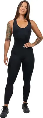 Image de Combinaison d'entraînement une pièce Nebbia Gym Rat Black M Fitness kalhoty
