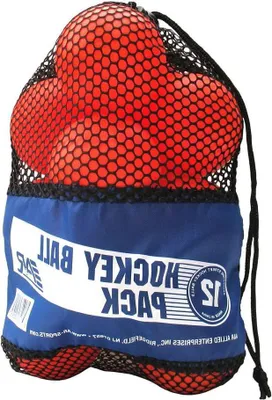 Productafbeelding van Hockey Ballen - Sport Ballen - Straat Hockey - Handige Set - 12 Stuks - Oranje
