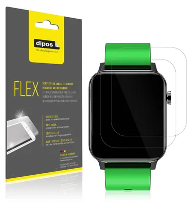 Obrázok produktu pre 2x ochranná fólia pre smart hodinky Judneer 1,4", 100% pokrytie displeja, dipos Flex