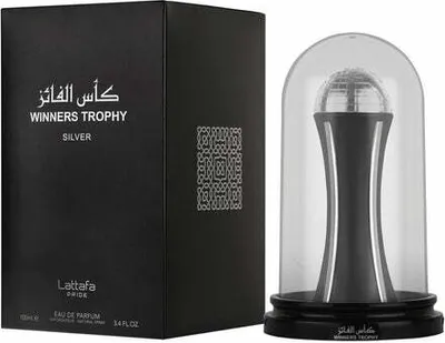 Obrázok produktu pre Lattafa Winners Trophy Silver, Unisex, 100 ml, Nádoba na jedno použitie, Sprej, 1 kusov