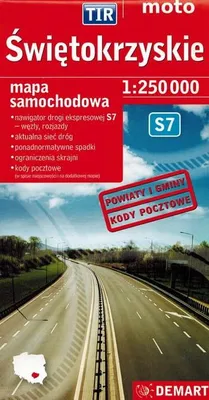 Produktbild von Woiwodschaft Heiligkreuz für Lkw-Profis. Straßenkarte. Demart