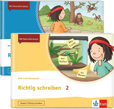Produktbild von Mein Anoki-Übungsheft - Paket Richtig schreiben / Richtig rechnen 2