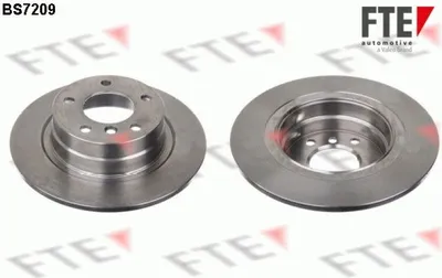 Produktbild von 2 Bremsscheiben Hinterachse voll Ø 296 mm 10,5 mm FTE für u.a. BMW 1er