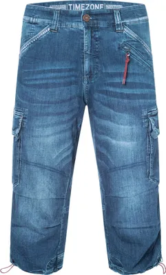 Produktbild von Timezone 3/4 Jeans-Cargo-Shorts mit Stretch Größe: 30W