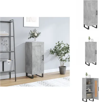 Imagen del producto de vidaXL, aparador gris hormigón, 34,5 x 34 x 90 cm, material de madera, - Aparadores