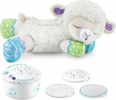 Obrázek produktu pro VTech Baby 3-in-1 Sternenlicht-Schäfchen, Volně stojící, Chlapec/děvče, Zvuky, Automatické vypnutí, Baterie