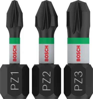 Produktbild von PRO PZ Impact Bit Set, 25 mm, 3-tlg