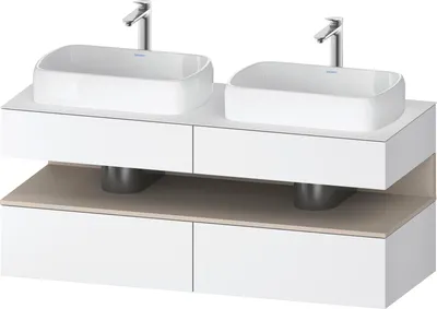 Produktbild von DURAVIT QA4767083180000 QTG KWTU WH Ek. 1400x550x600 Wß Mt. H