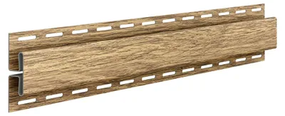 Obrázek produktu pro VILO Fronto SVP-18 – spojovací profil pro plastové fasádní panely – příslušenství k obkladům s profilem H – 3,05 m – medový dub
