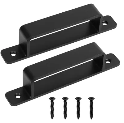 Productafbeelding van Deurgreep - Gietijzer - Zwart - 156 mm - Set van 2