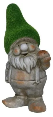 Produktbild von Gartenzwerg Figur - Zwerg Barry - grune Mutze - 28 cm