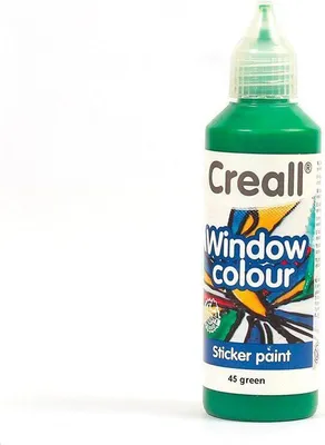 Produktbild von Creall Fensterfarbe Grün – 80 ml