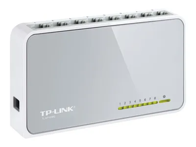 Produktbild von Switch TP-Link TL-SF1008D 8 Portas 10/100Mbps UnManaged Wall Mountable