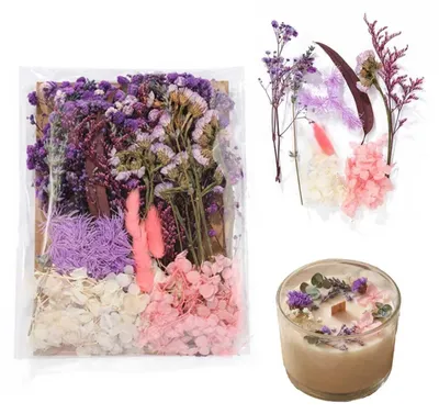 Trockenblumen-Set – 1 Packung natürliche getrocknete Blumen