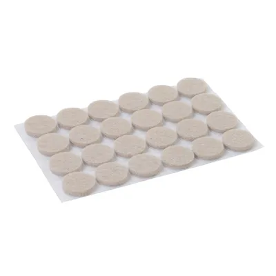 Produktbild von 24 x selbstklebende Filzgleiter 20 mm rund