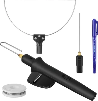 Produktbild von GOCHANGE elektrischer Schaumstoffschneider, 3-in-1, 100-240 V/18 W, elektrischer Schneidstift, für Styroporbogen