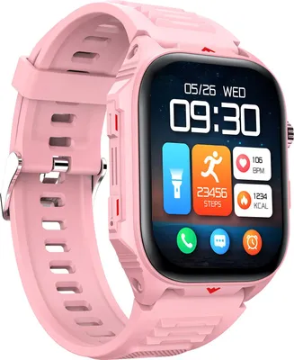 Produktbild von Smart Sports Watch für Männer Frauen 100+ Sport-Modi 2,01 Zoll hochauflösender Farbbildschirm Rosa