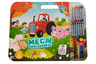Obrázek produktu pro Farma - Mega omalovánkový set