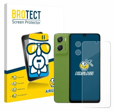 Produktbild von BROTECT Schutzglas für Motorola Moto G06 (Display+Kamera) Schutzfolie Panzer Folie Glas Display Schutz klar