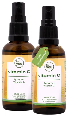 Produktbild von for you vitamin C spray Doppelpack