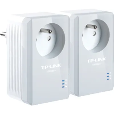 Produktbild von TP-Link TL-PA4015P KIT, 500 Mbit/s, IEEE 802.3, IEEE 802.3u, Schnelles Ethernet, 10,100 Mbit/s, HomePlug AV, OFDM