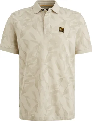 Produktbild von PME LEGEND Short sleeve polo two tone pique p Bone White L