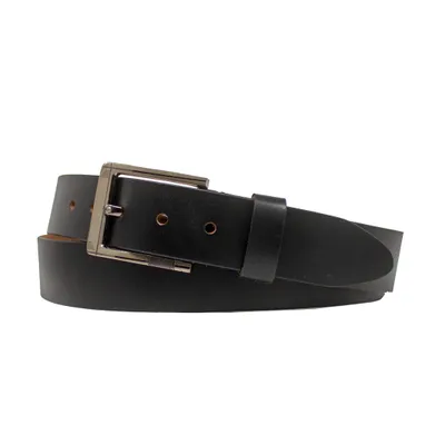 Produktbild von Büffelledergürtel für Herren, XL Bundweite / Taillenweite 140 cm, Gürtellänge 155 cm, Schwarz – 3.8 cm breit