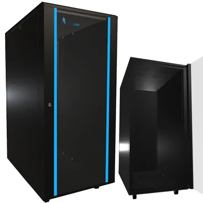 Productafbeelding van Extralink 27U Rackkast 600 x 1000 mm, Zwart, Vrijstaand, 19-inch Serverkast