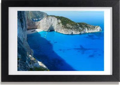 Produktbild von Bild 30x20 MDF-Rahmen, Wandkunst Zakynthos Griechenland