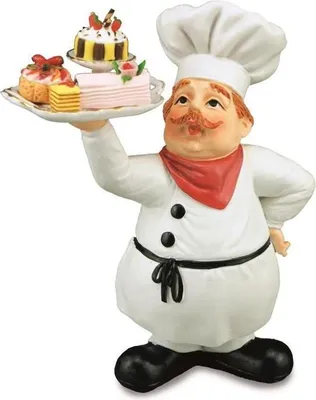 Obrázek produktu pro Miniaturní figurka pekaře – detailní sběratelská figurka, 13 cm