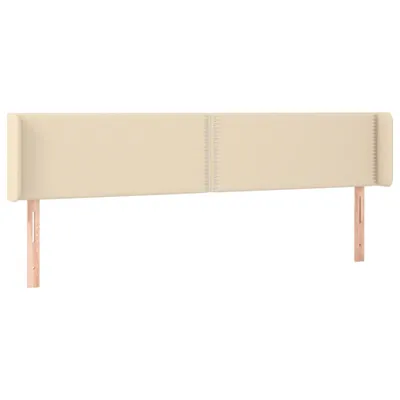 Produktbild von VidaXL 3118647, Cremefarben, Polyester, Holz, 1830 mm, 78 cm, 88 cm, 160 mm