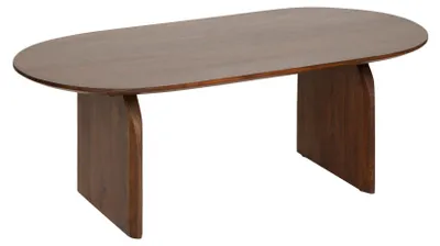 Produktbild von Couchtisch aus Mangoholz mit strukturiertem Finish