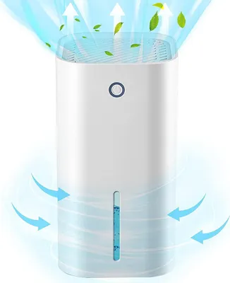 Produktbild von Luftentfeuchter,Entfeuchter,Lufttrockner mit 850 ml Wassertank,leise&energiesparend,Halbleiter-Technologie,für Kleiderschrank, Bad & Schlafzimmer,Weiß