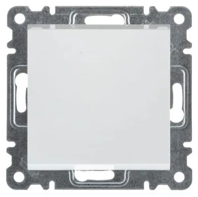Immagine prodotto di Interruttore a cupola bianco a 1 polo Lumina Hager WL0020 Hager