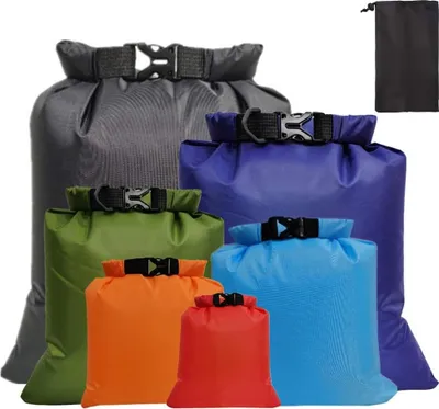 Produktbild von Wasserdichte Drybag für Kajak, Wandern, Reisen, 6 Stück