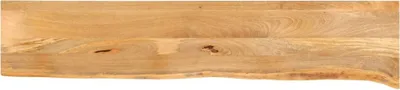 Immagine prodotto di Piano del tavolo con bordo ad albero 140x40x2,5 cm in legno massiccio di mango