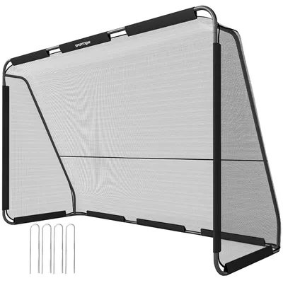 Productafbeelding van SPORTNOW voetbaldoel voor de tuin, groot 300 x 200 cm, met scheurvast doelnet