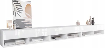 Image de Meuble TV CALIBURI 300 – blanc / blanc brillant