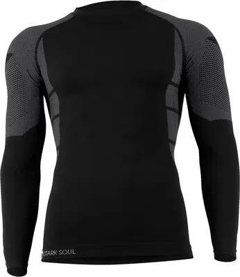 Produktbild von Stark Soul® Skiunterwäsche - Hemd Seamless Funktionsunterwäsche L/XL schwarz/grau