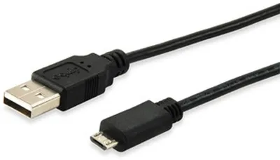 Image de Equip Câble USB 2.0 Type A vers Micro-B, 1.0m , Noir