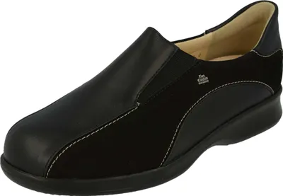 Produktbild von Finn Comfort, Seoul, Damen, Slipper, Schwarz, Leder, Neu - Damenschuhe Slipper / Trotteur, Schwarz